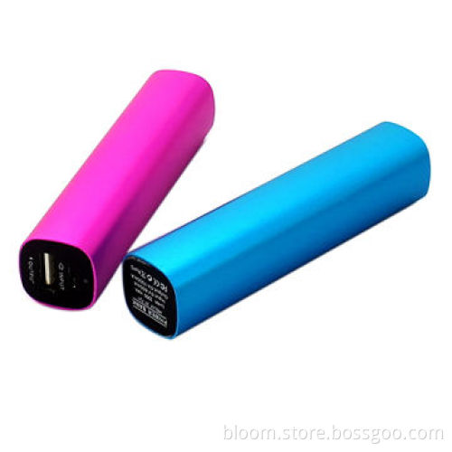 18650 Li-ion 2,200mAh External Power Bank with Metal Housing